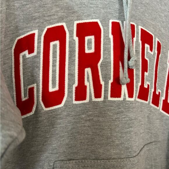 NWT MV Sport Sweatshirt Womens L Large Heather Gray Cornell Collegiate Pullover - Picture 3 of 10